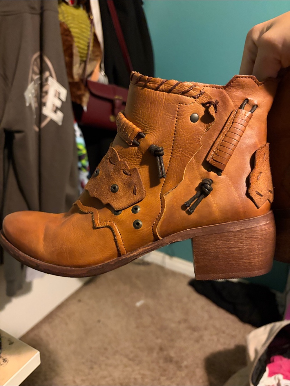 Women's Naughty Monkey Western Ankle Boots - Stylish Comfort - Picture 5 of 7